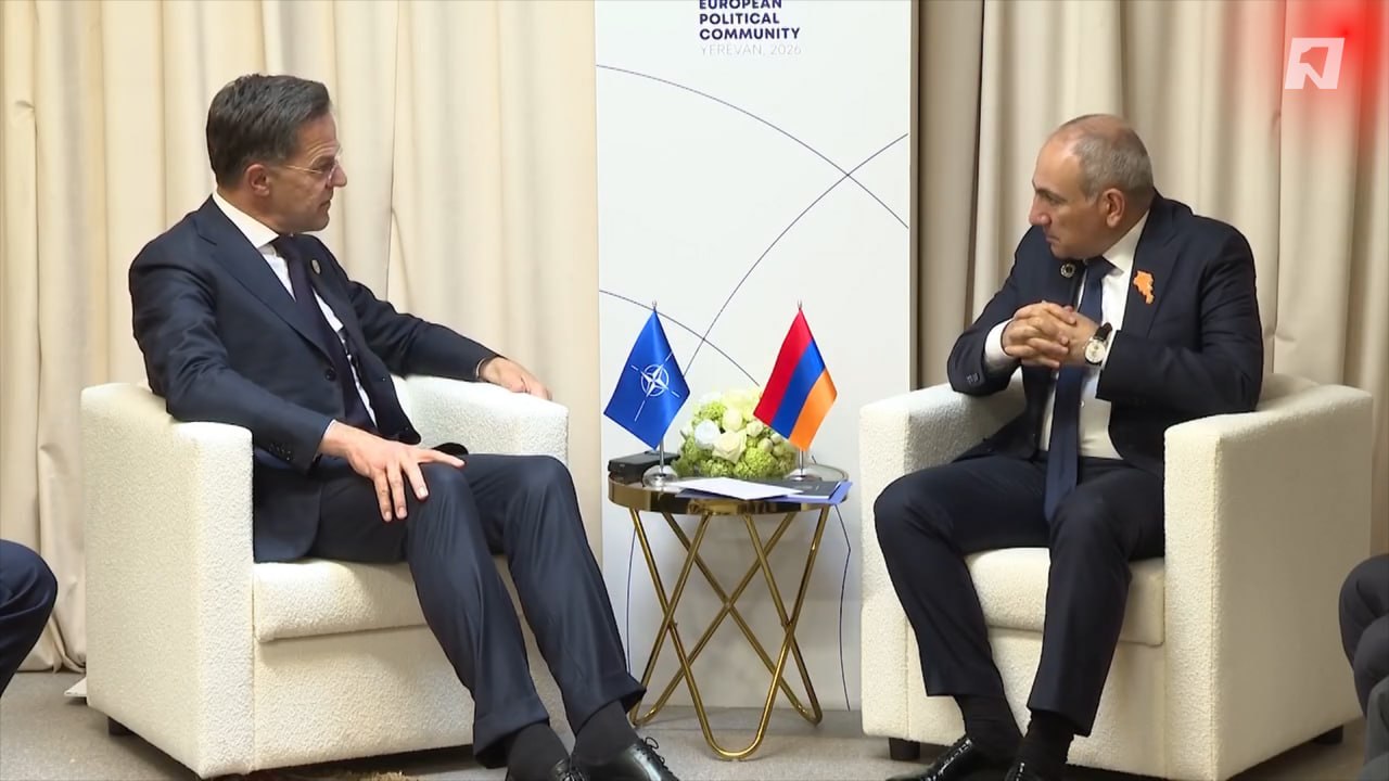 Փաշինյանը հանդիպել է ՆԱՏՕ-ի գլխավոր քարտուղար Մարկ Ռյուտեի հետ