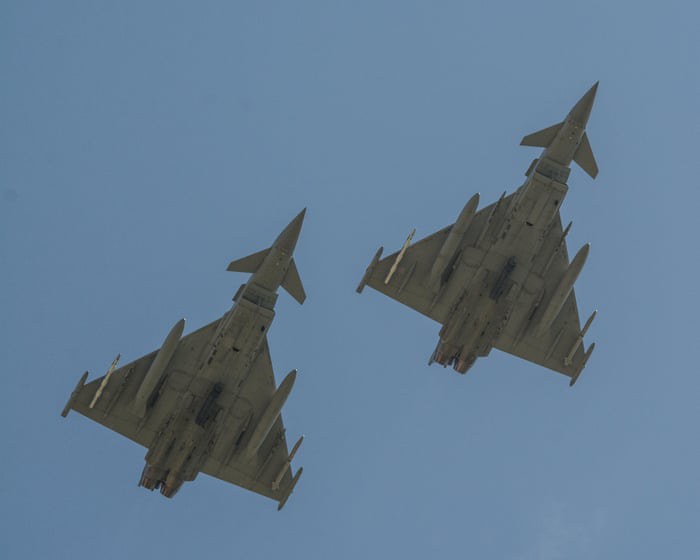 Բրիտանական Typhoon-ները բարձրացվել են Ռումինիայում ռուսական անօդաչուների սպառնալիքի պատճառով